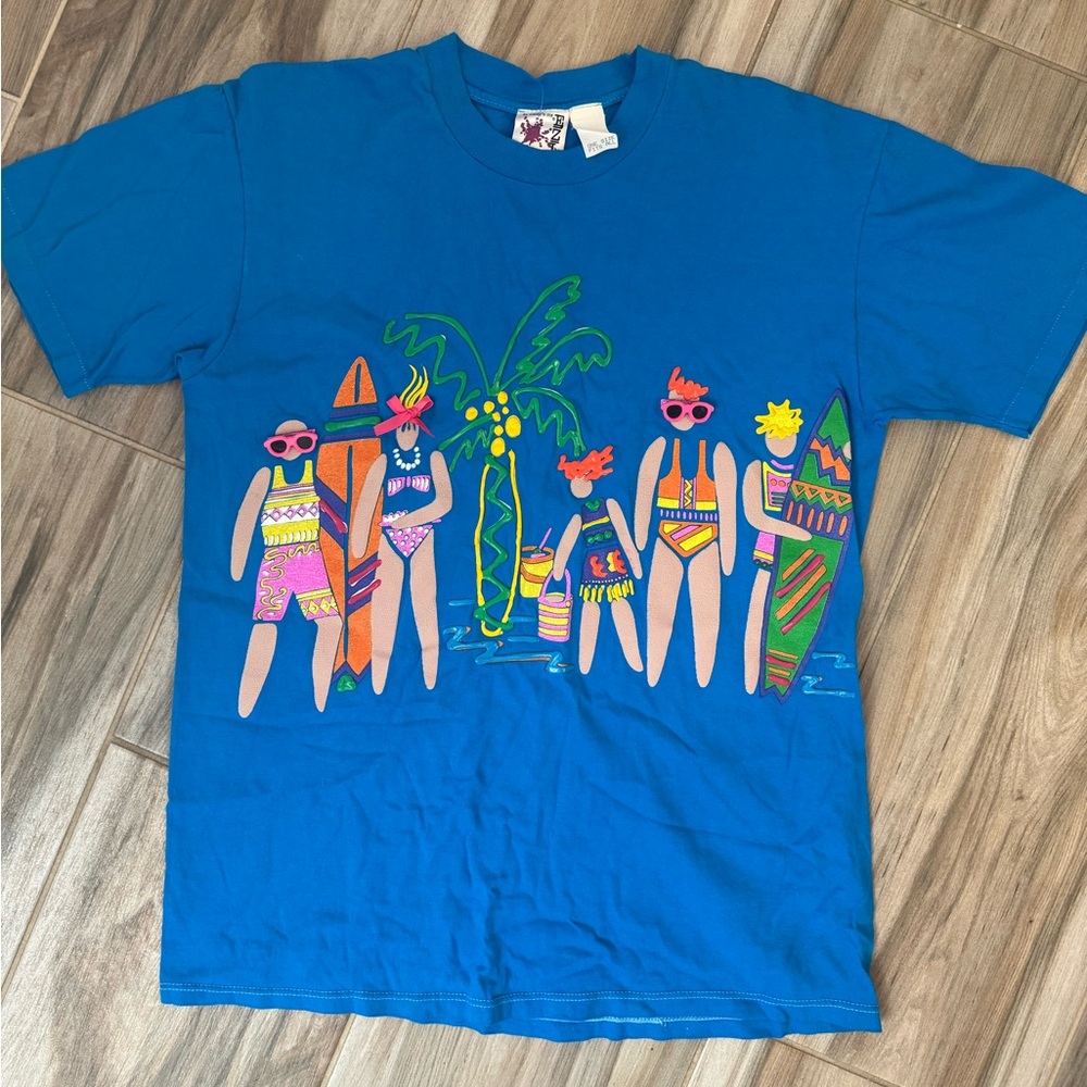 EZL Vintage Surfer T-shirt 90’s Pop Culture OSFM